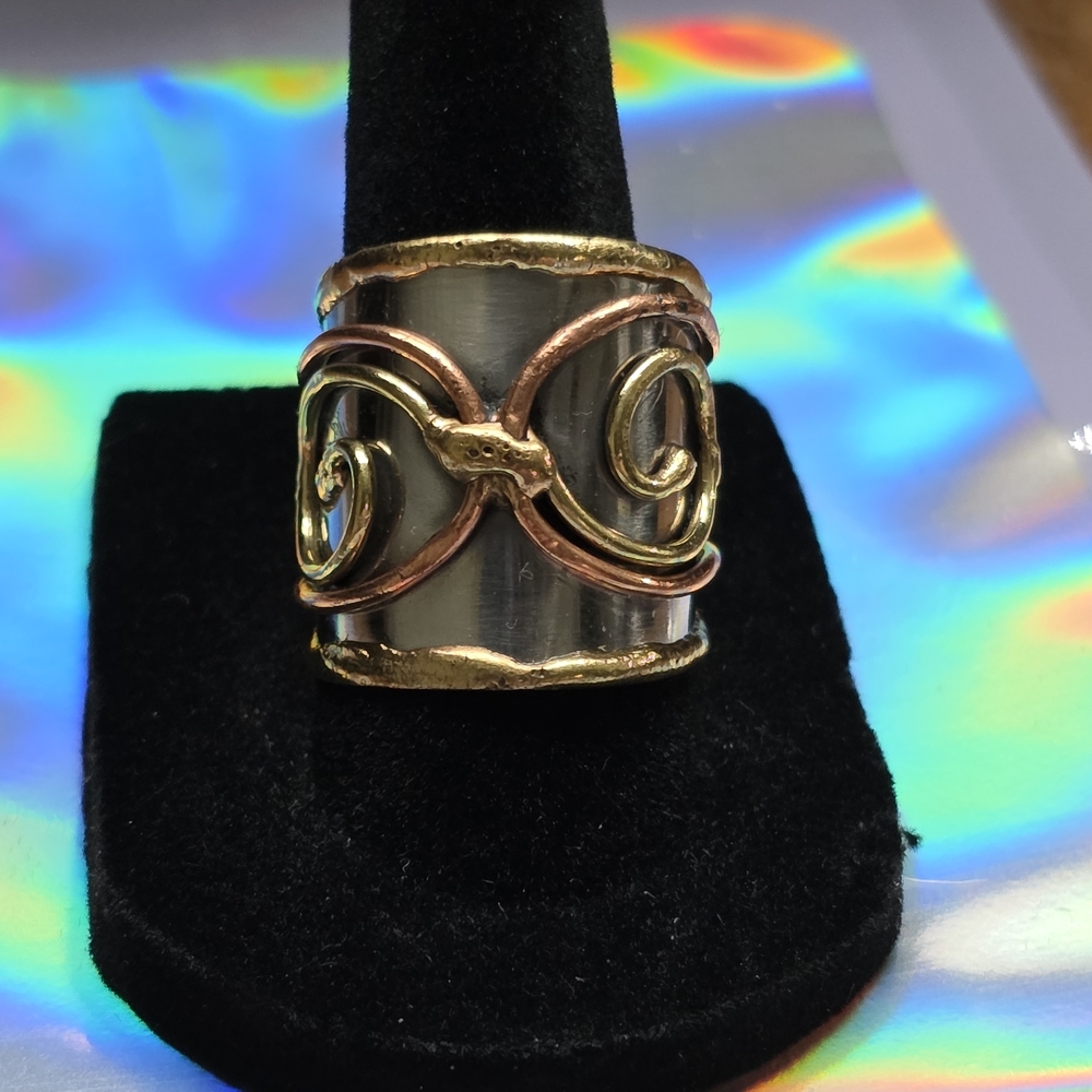 Ring Brass & Copper Cuff Item# 0071